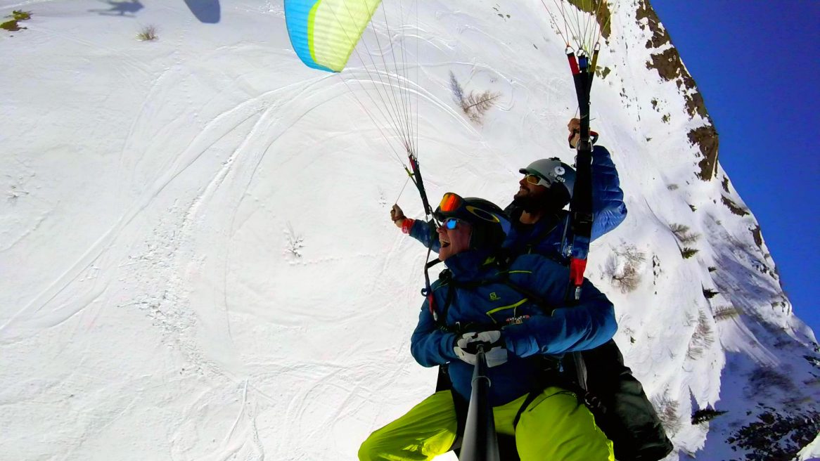 parapente à Valloire