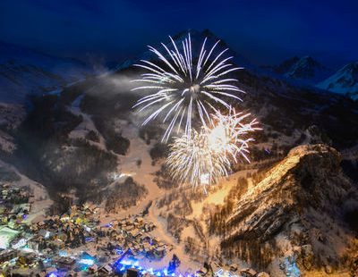 Feu d'artifice de Noël