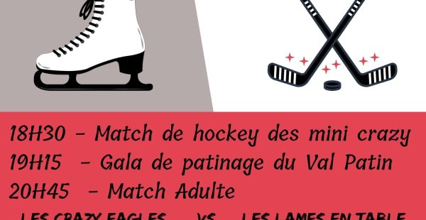 Soirée Gameday à la patinoire : Match et Gala